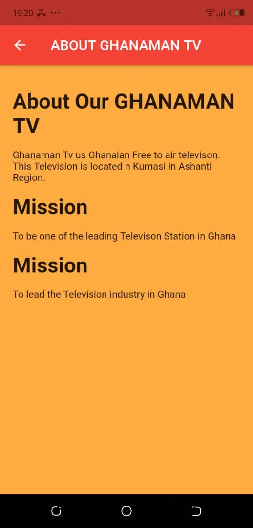 Ghanaman Tv | Indus Appstore | Screenshot