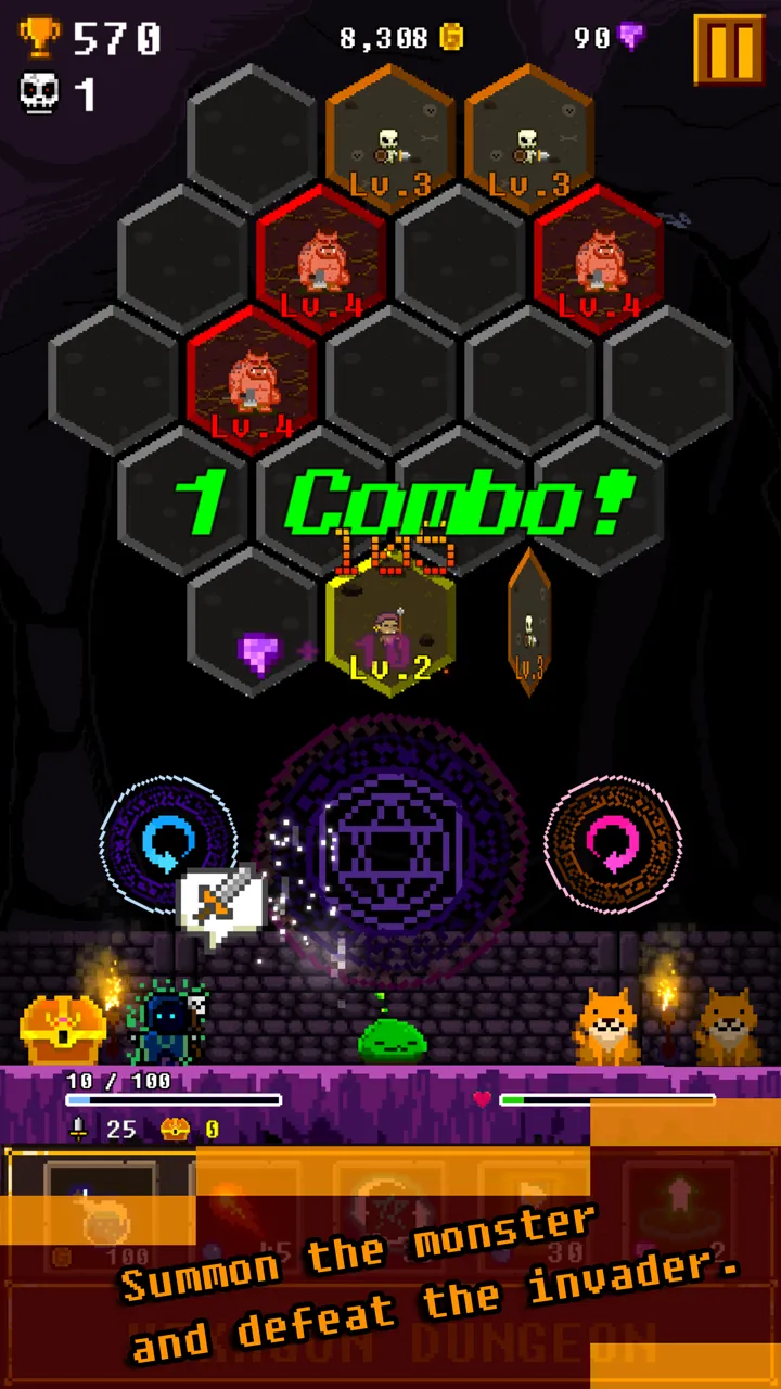 Hexagon Dungeon | Indus Appstore | Screenshot