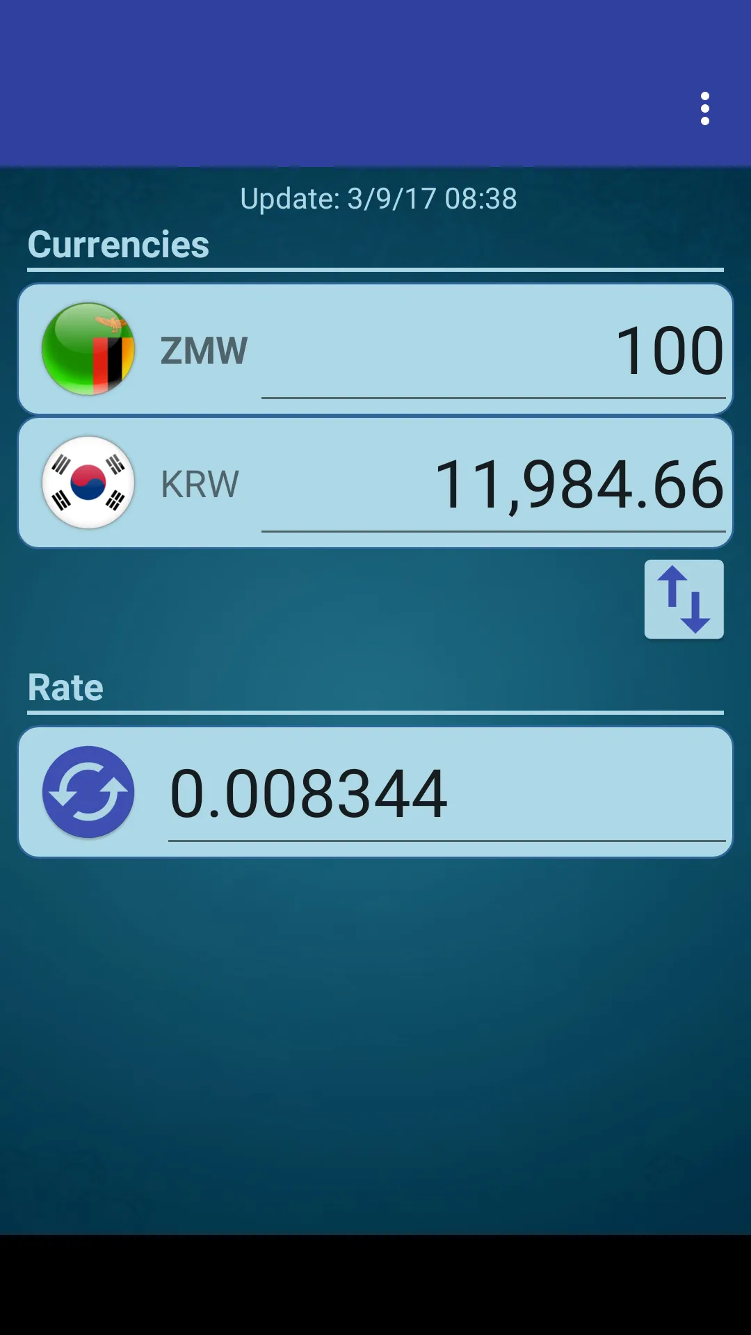 S Korea Won x Zambian Kwacha | Indus Appstore | Screenshot