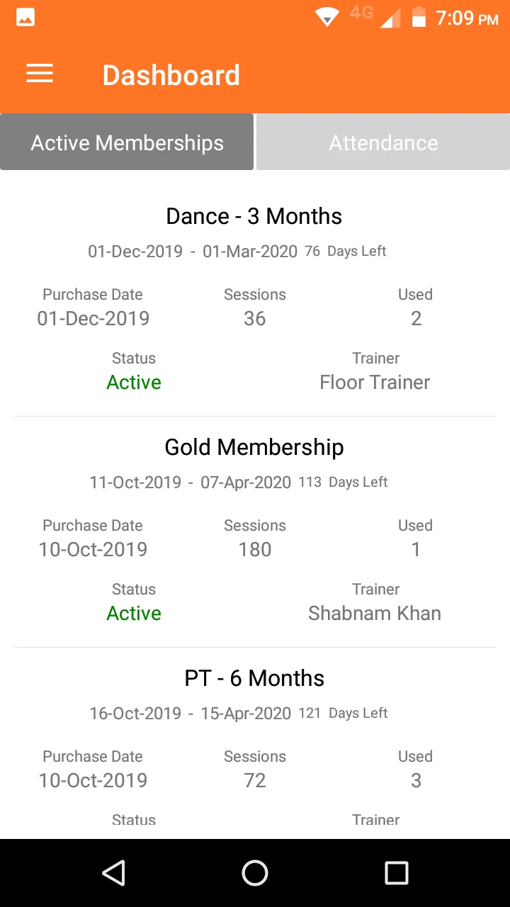 Gymex Member App | Indus Appstore | Screenshot