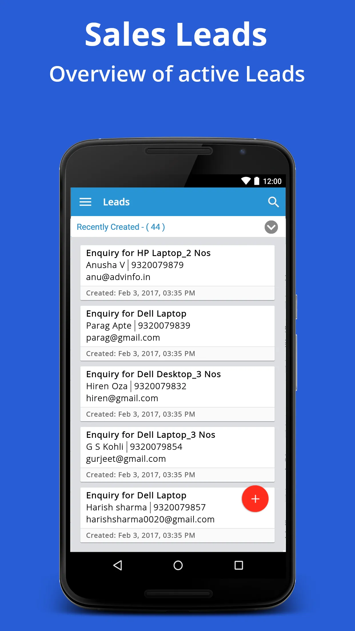 Cratio CRM 1.0 (Legacy) | Indus Appstore | Screenshot