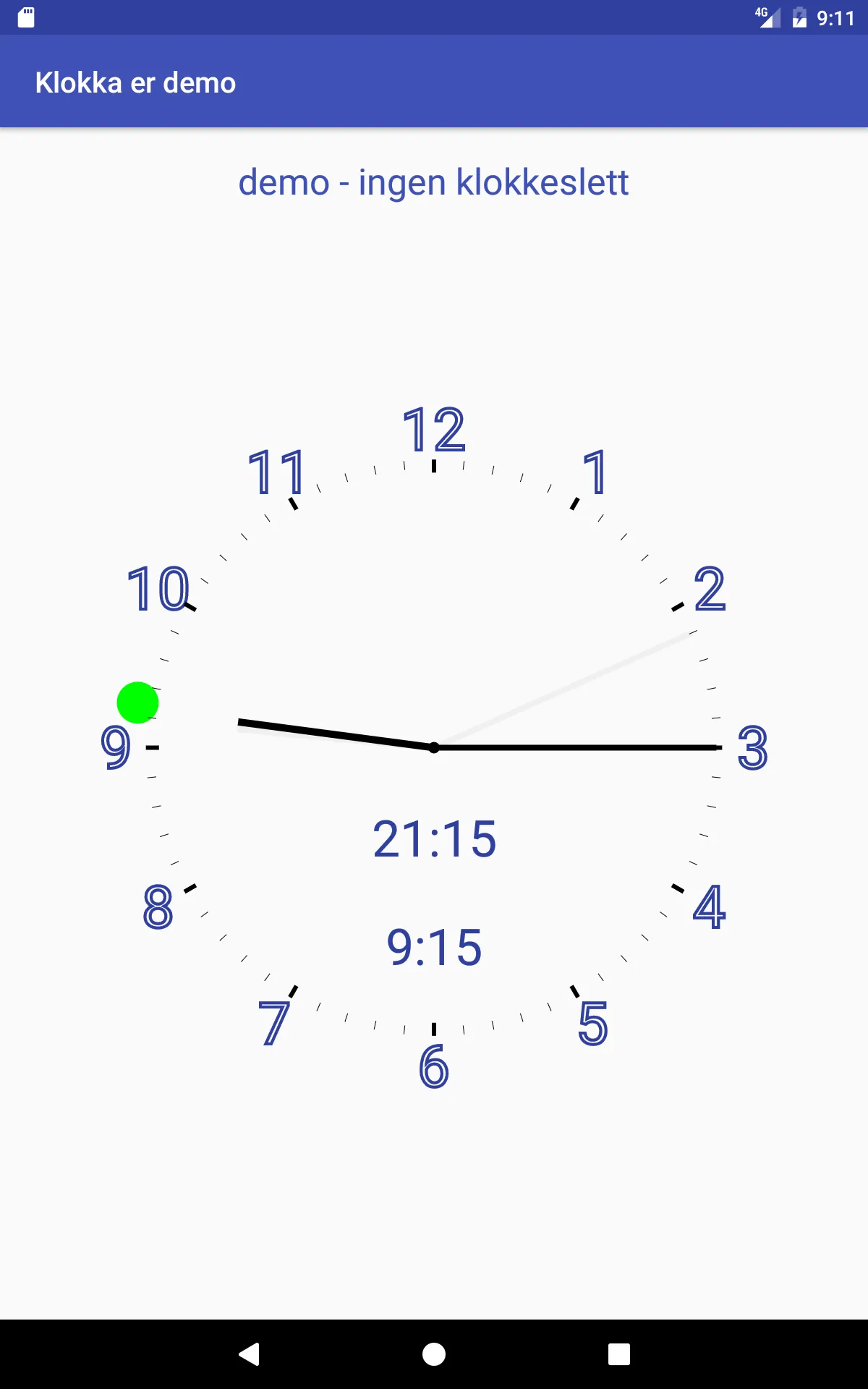 The time is - demo | Indus Appstore | Screenshot