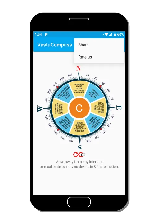 Simple Vastu Compass | Indus Appstore | Screenshot