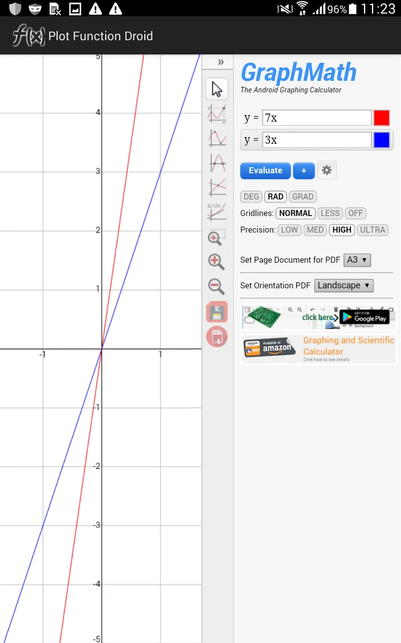 Plot Math Function | Indus Appstore | Screenshot