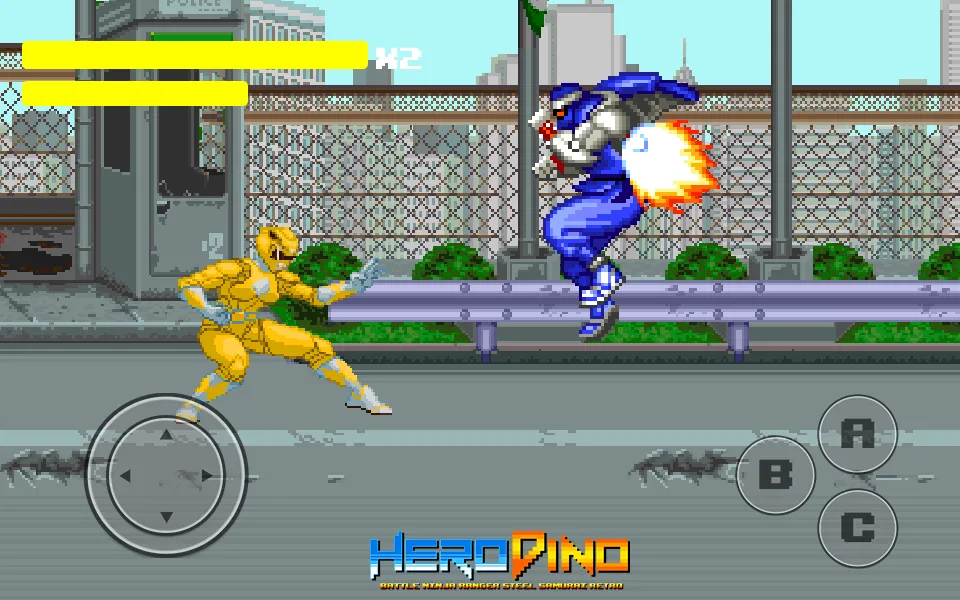 Hero Dino Ninja Ranger Retro | Indus Appstore | Screenshot