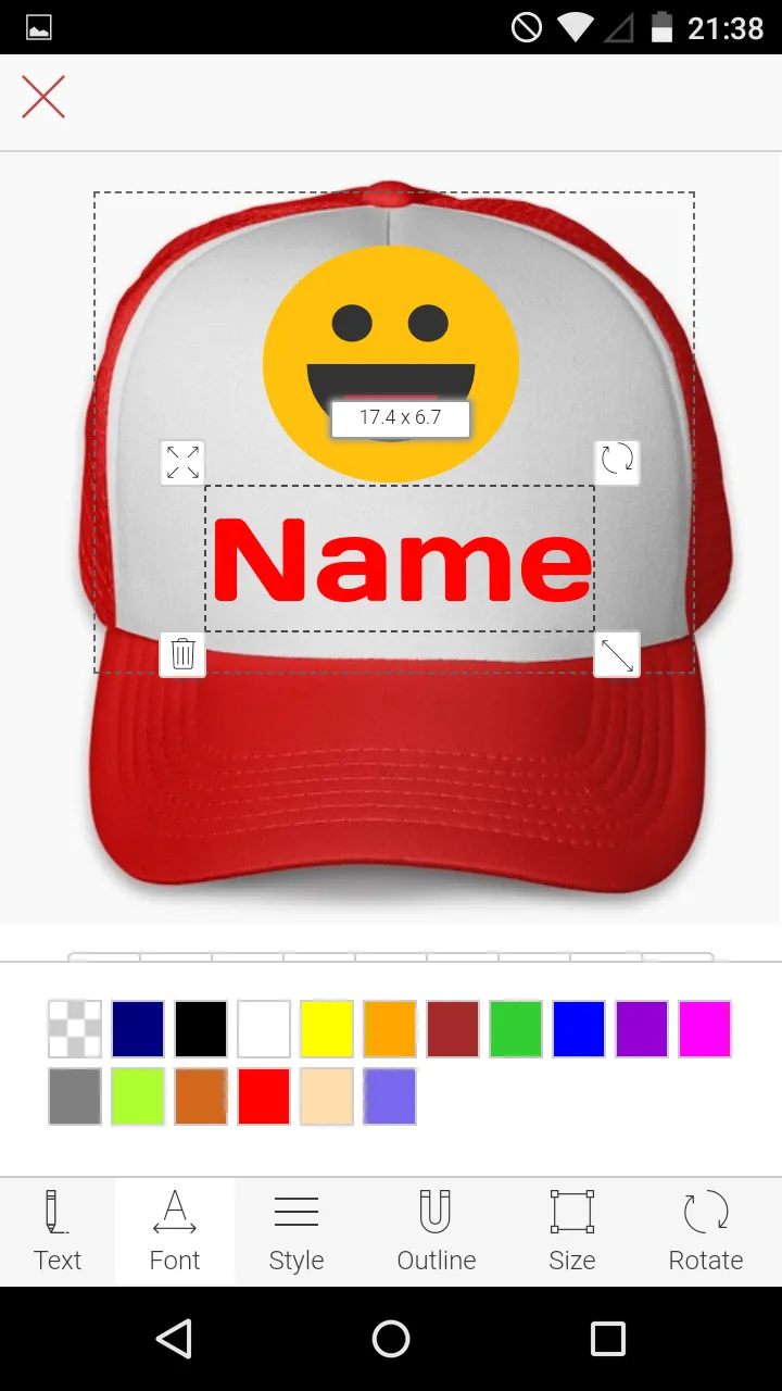 Cap Designer | Indus Appstore | Screenshot