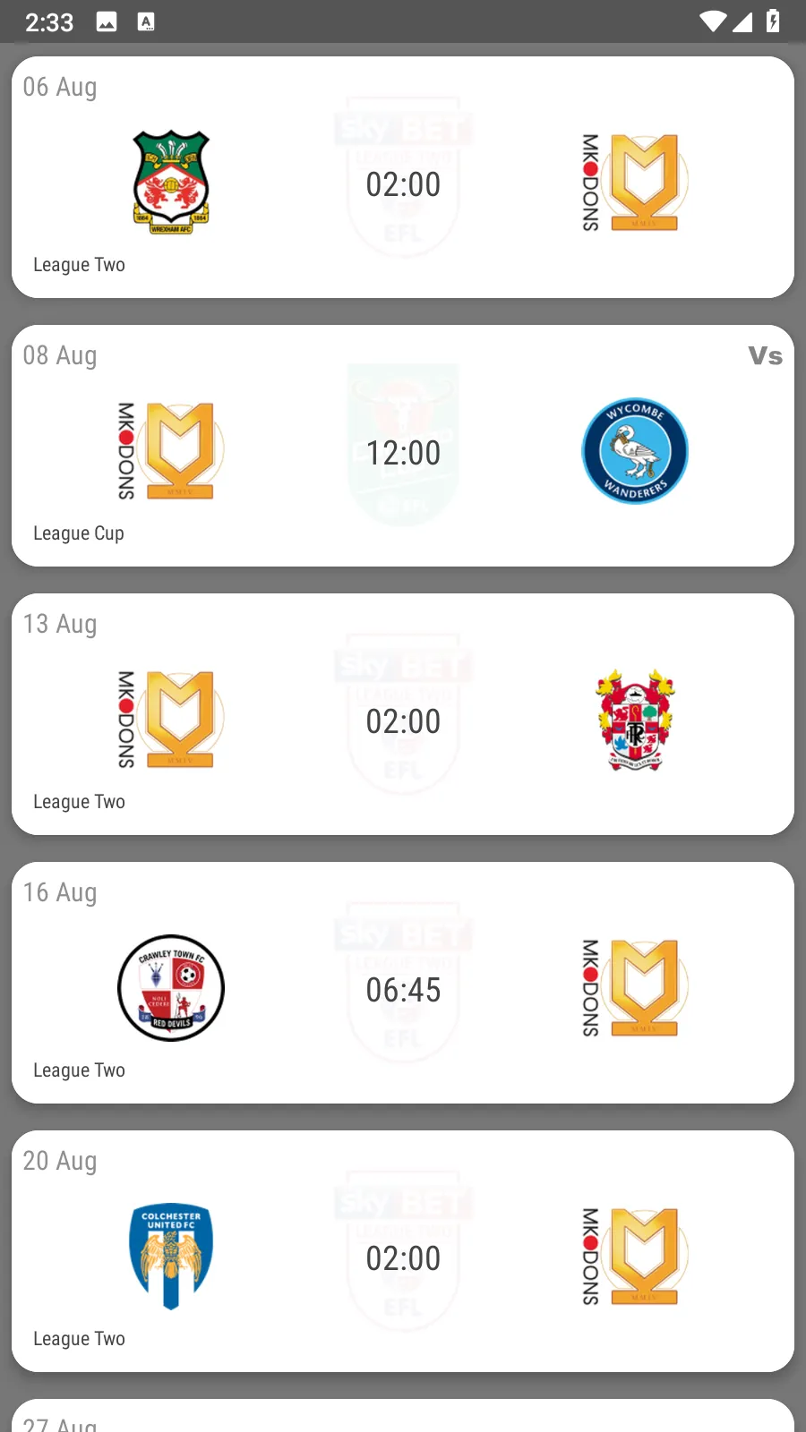 Milton Keynes Dons Fan App | Indus Appstore | Screenshot