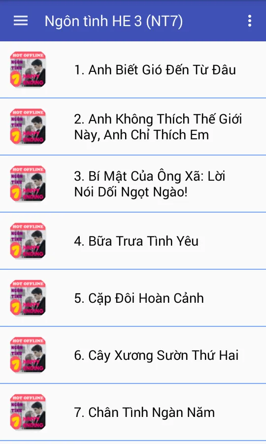 Doc truyen ngon tinh HE 3 | Indus Appstore | Screenshot