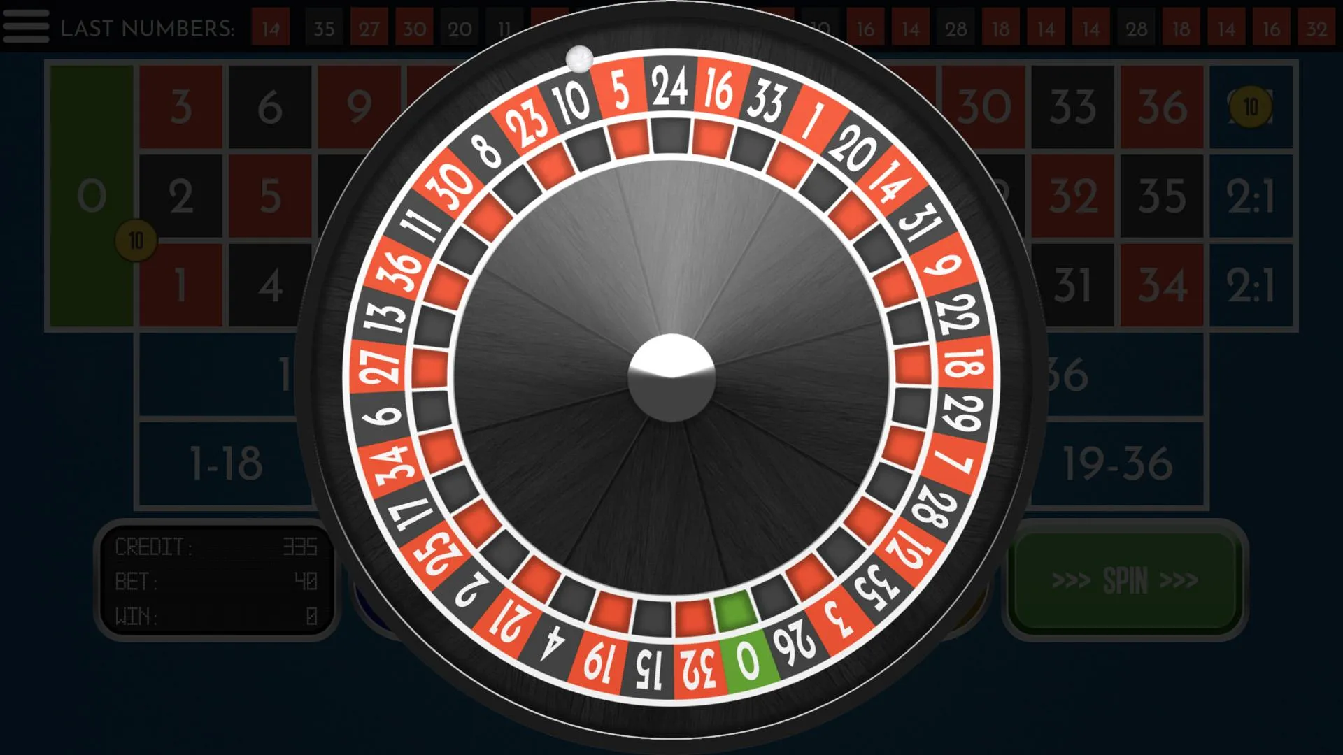 Roulette Zero | Indus Appstore | Screenshot