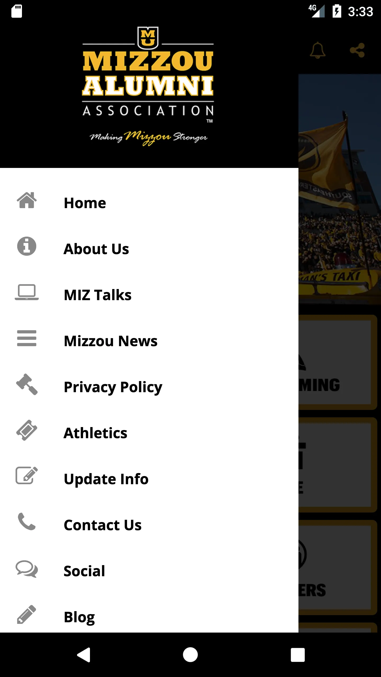 Mizzou Alumni Association | Indus Appstore | Screenshot