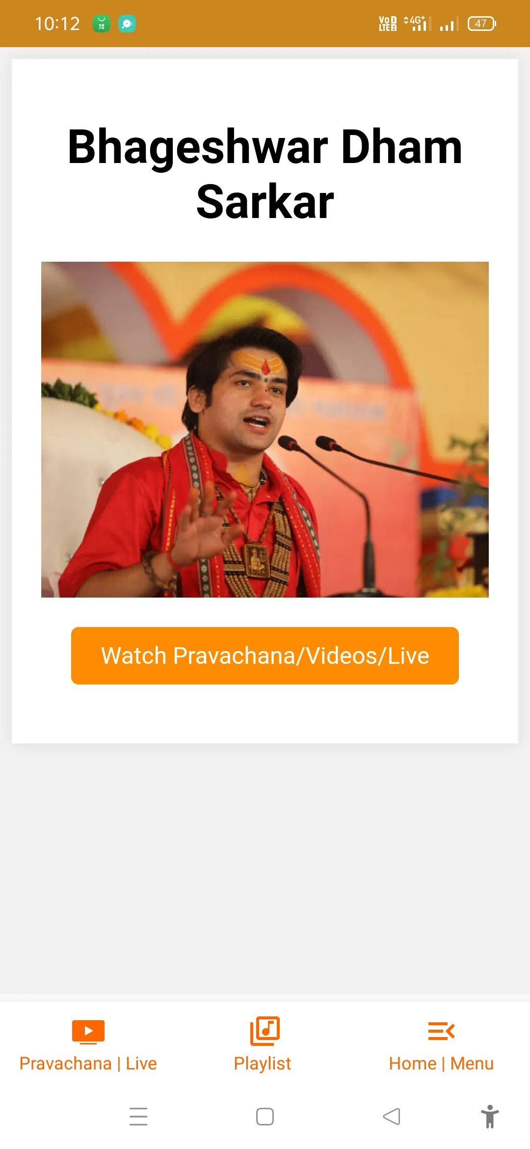 Bhageshwar Dham sarkar Live | Indus Appstore | Screenshot