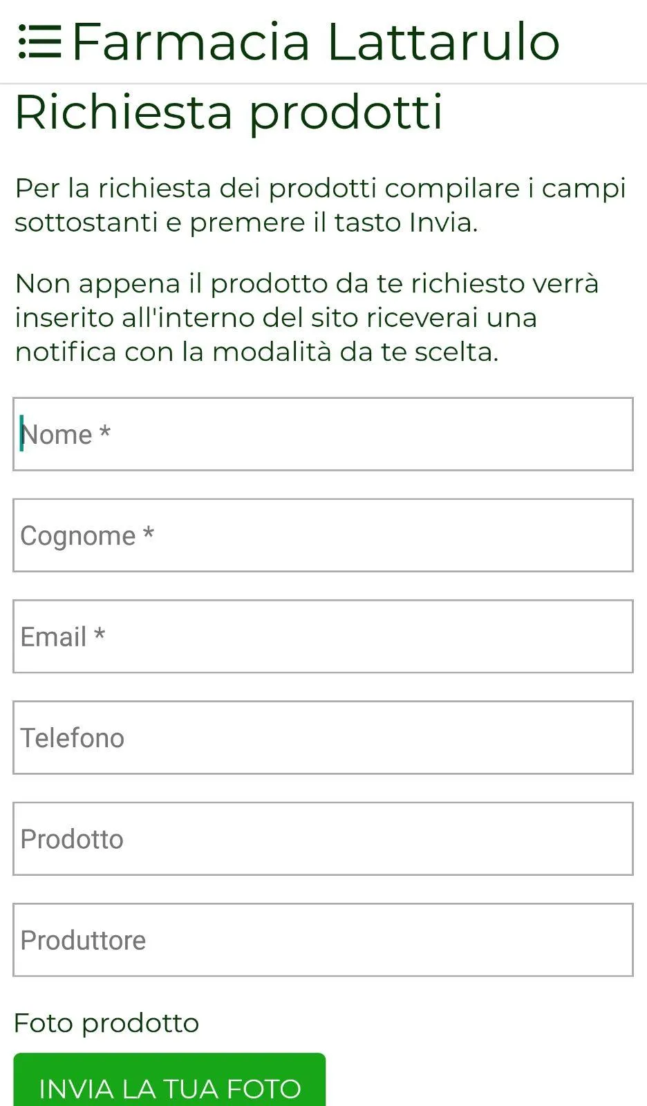 Farmacia Lattarulo | Indus Appstore | Screenshot