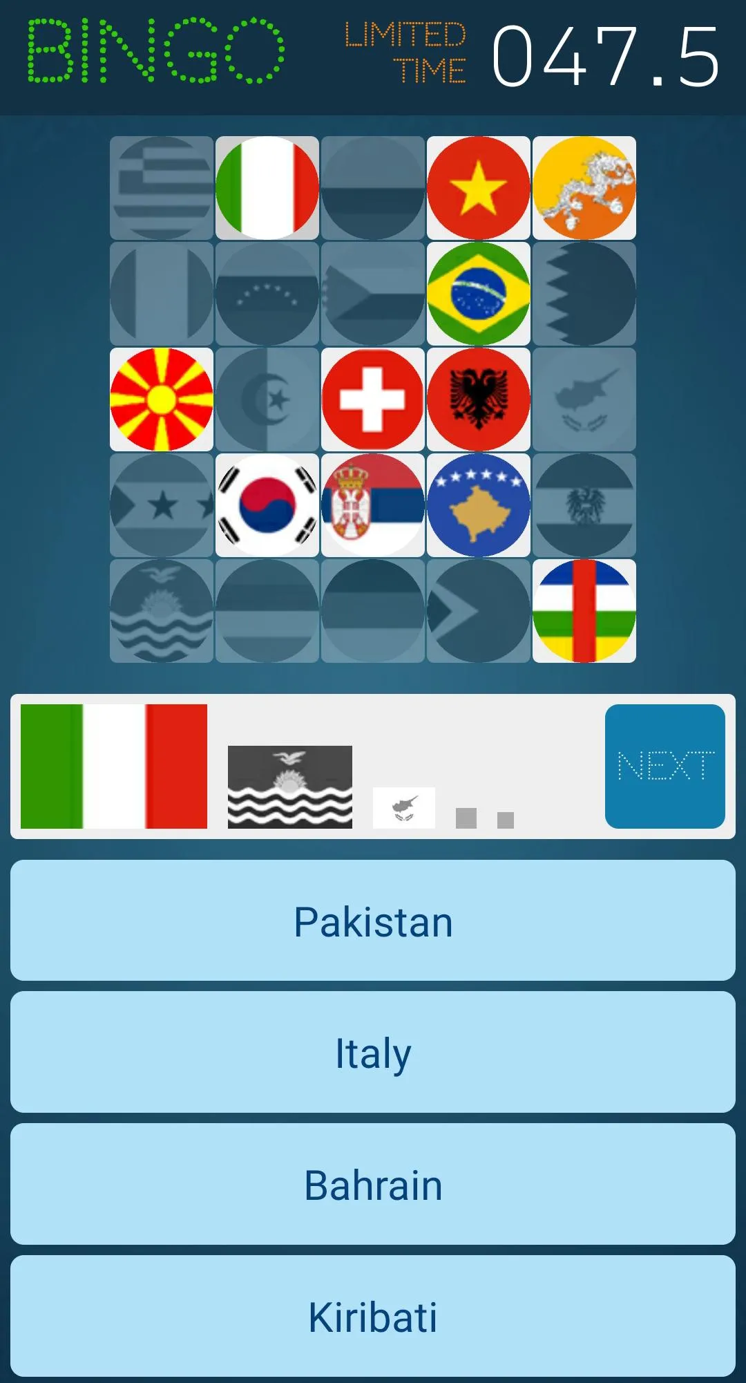 Flag Bingo - Random Flag Quiz | Indus Appstore | Screenshot