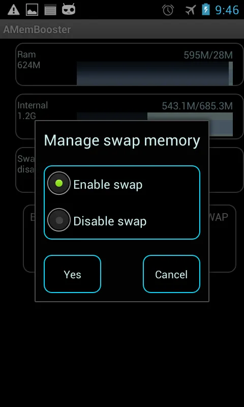 AMemoryTool Swap Enabler Root | Indus Appstore | Screenshot