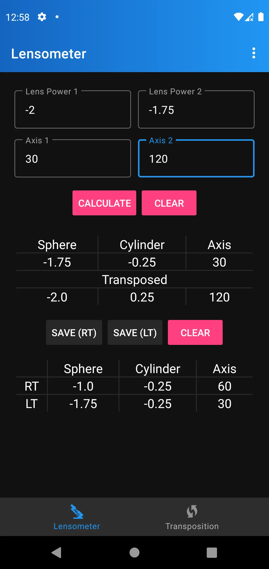 Lensometer Tool (Calculator) | Indus Appstore | Screenshot