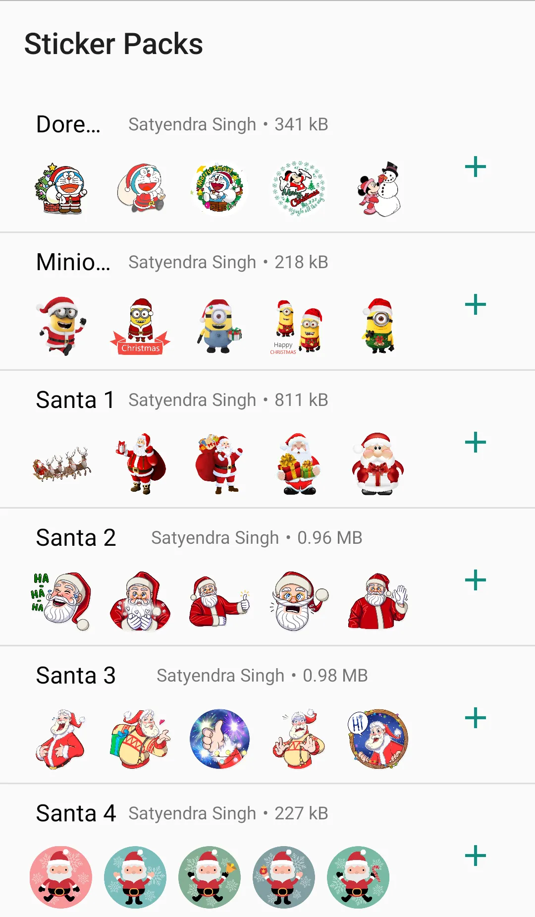 Christmas Sticker for Whatsapp | Indus Appstore | Screenshot