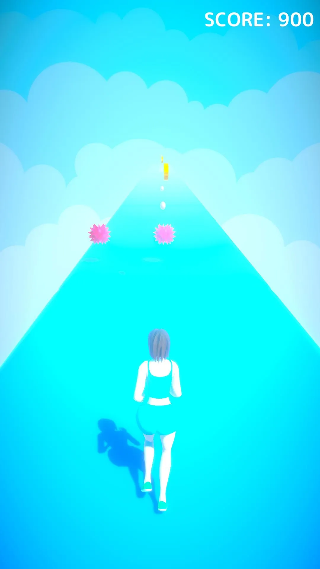 Girl Bouncing Runner | Indus Appstore | Screenshot