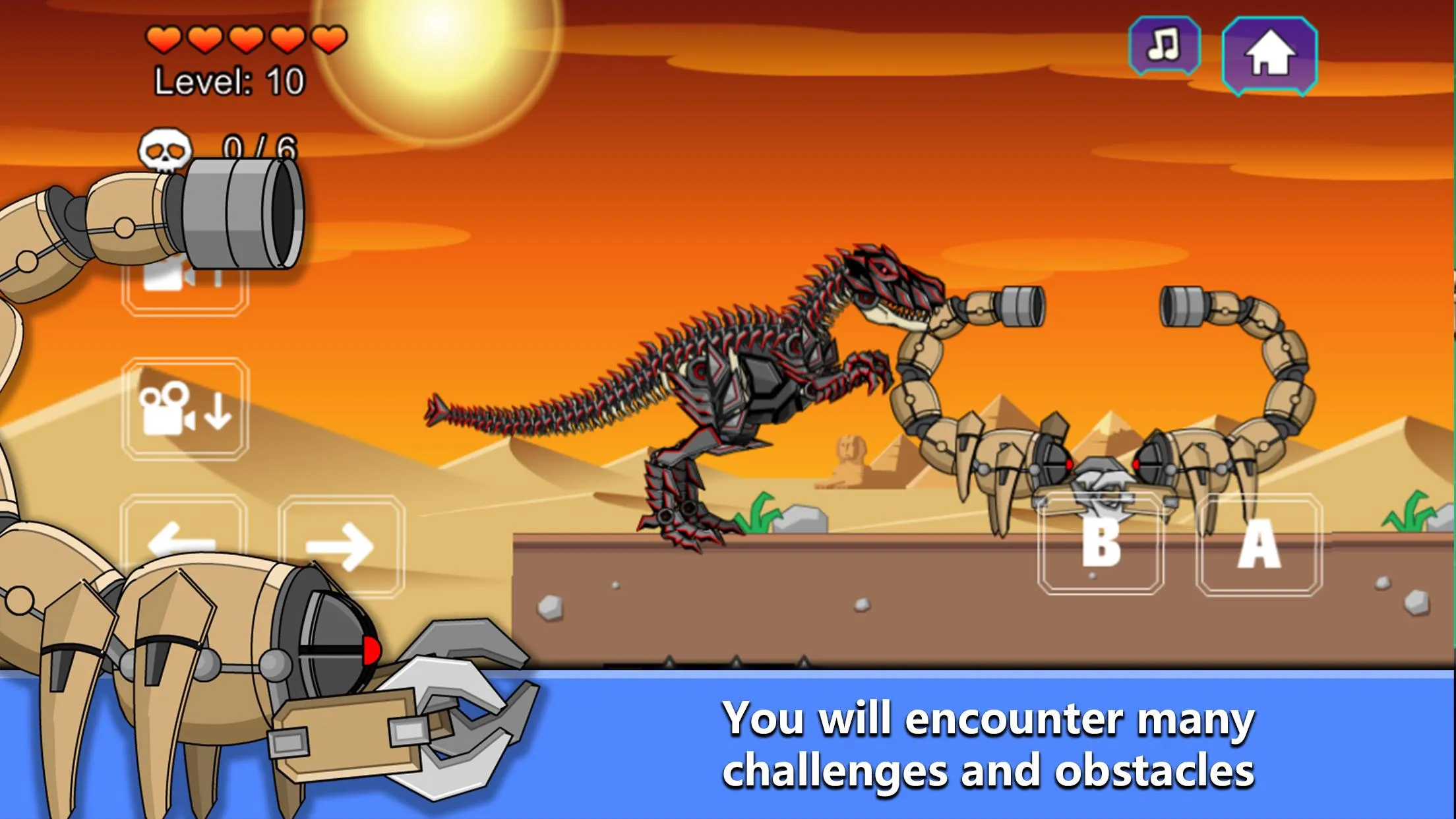 T-Rex Dinosaur Fossils Robot | Indus Appstore | Screenshot