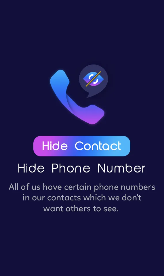 Hide contact - Hide phone numb | Indus Appstore | Screenshot