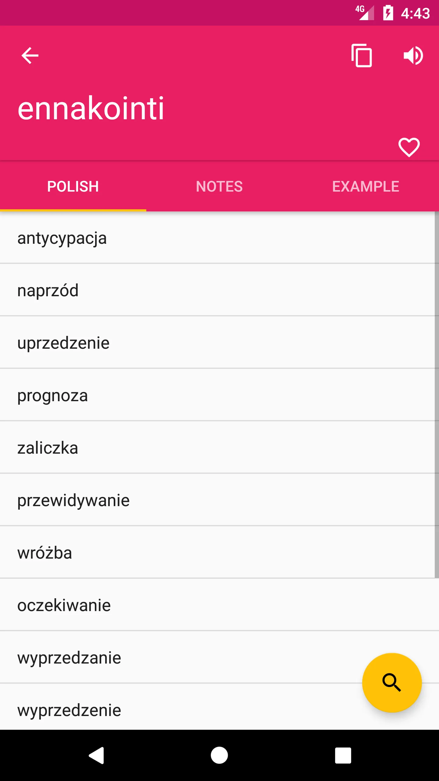 Finnish Polish Dictionary | Indus Appstore | Screenshot