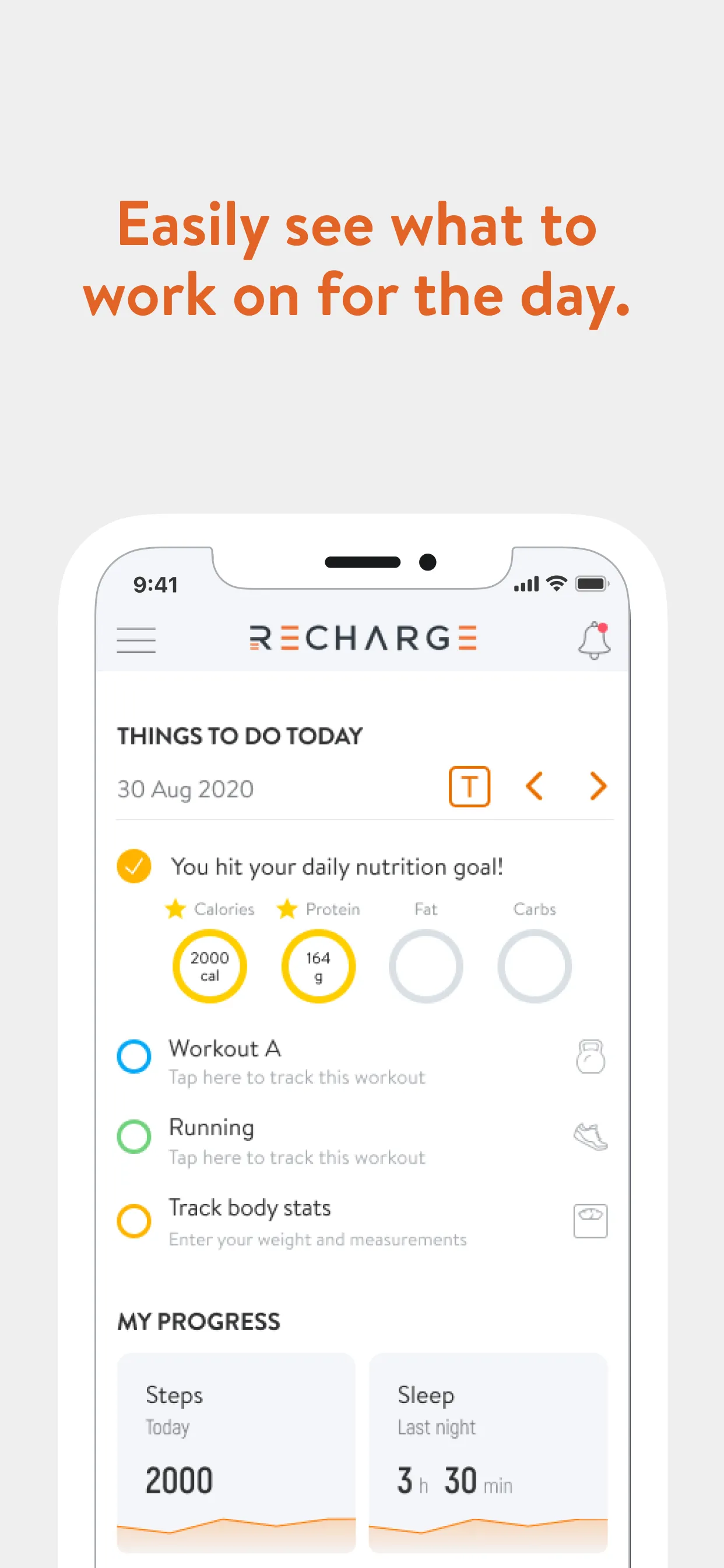 RECHARGE: Health & Fitness | Indus Appstore | Screenshot