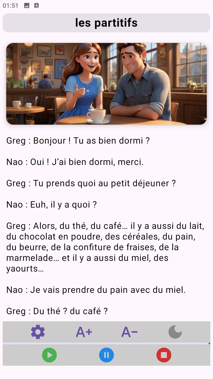 Grammaire Français + dialogues | Indus Appstore | Screenshot