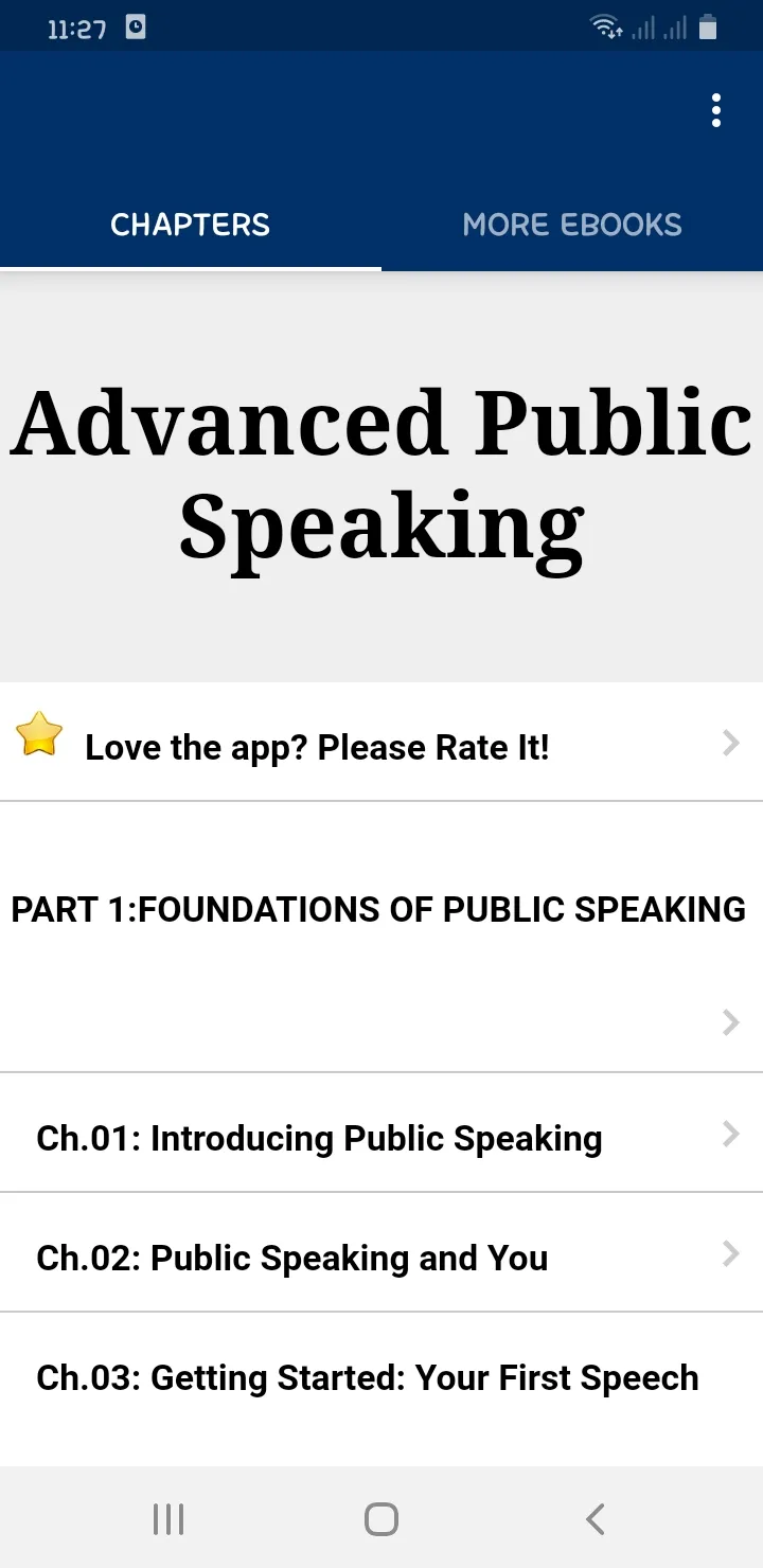 Advanced Public Speaking | Indus Appstore | Screenshot