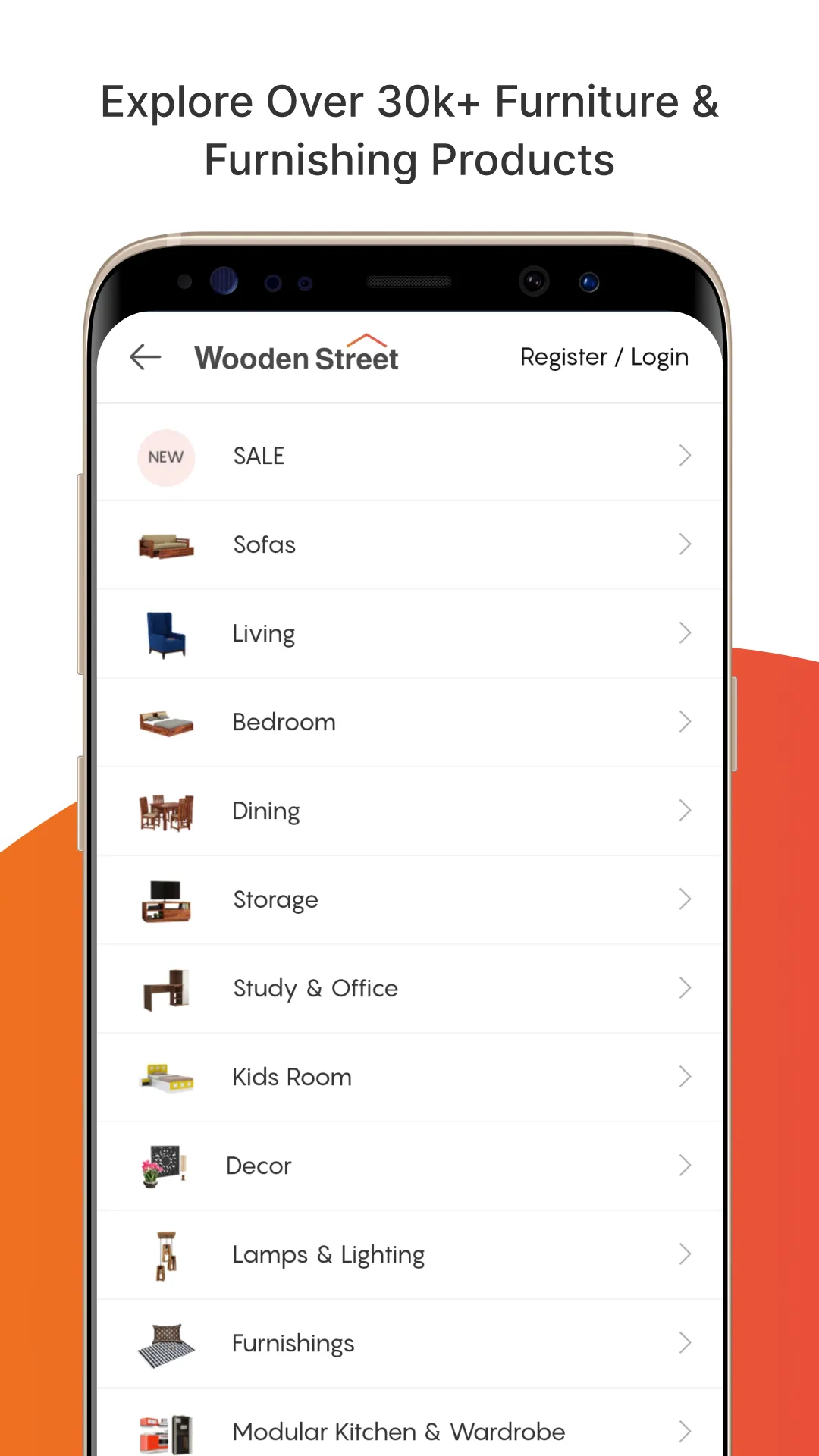 Wooden Street Furniture Store | Indus Appstore | Screenshot