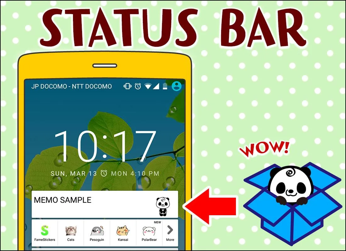 Memo Pad Panda (sticky) note | Indus Appstore | Screenshot