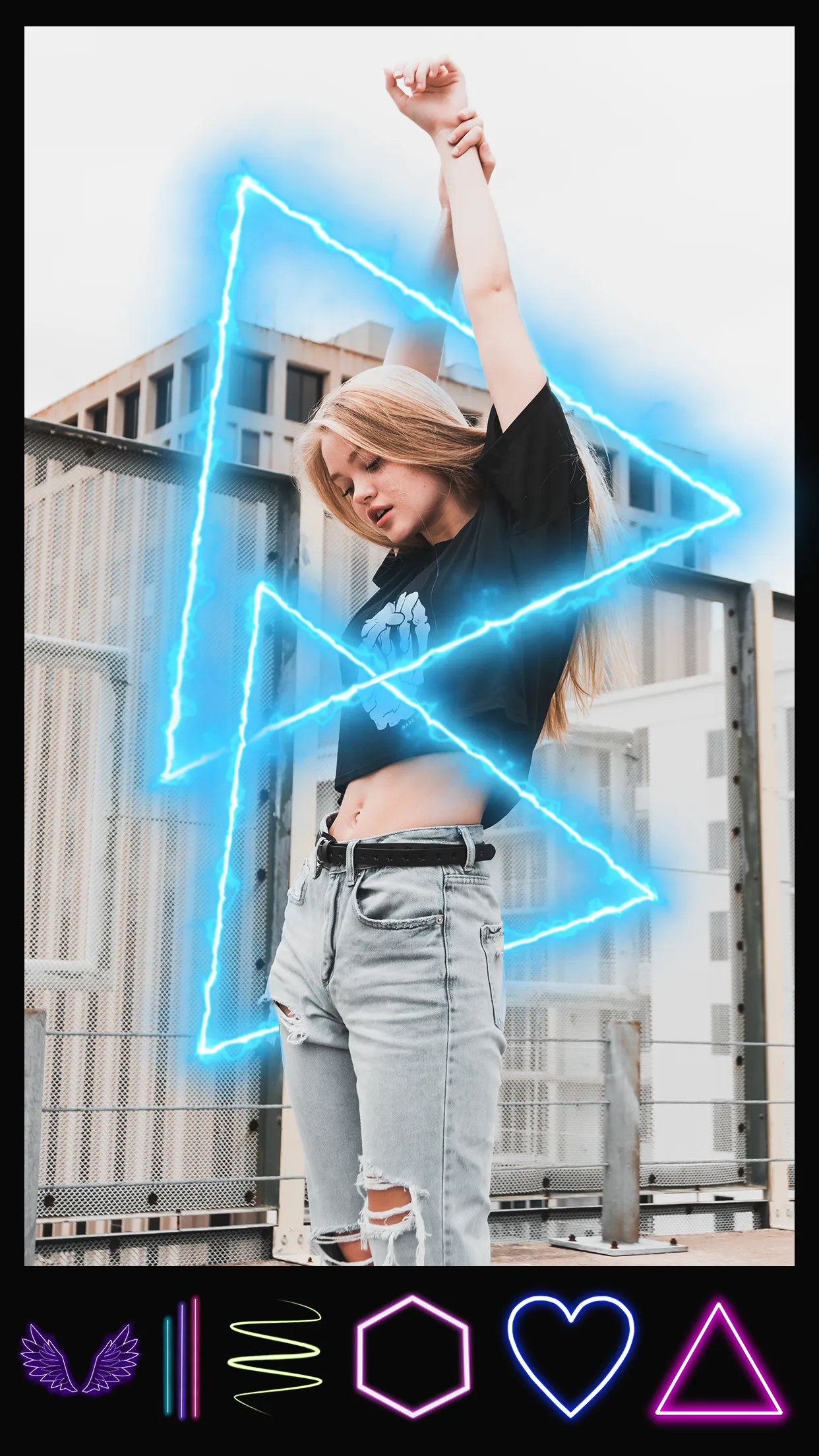 Neon Art - Neon Photo Editor | Indus Appstore | Screenshot