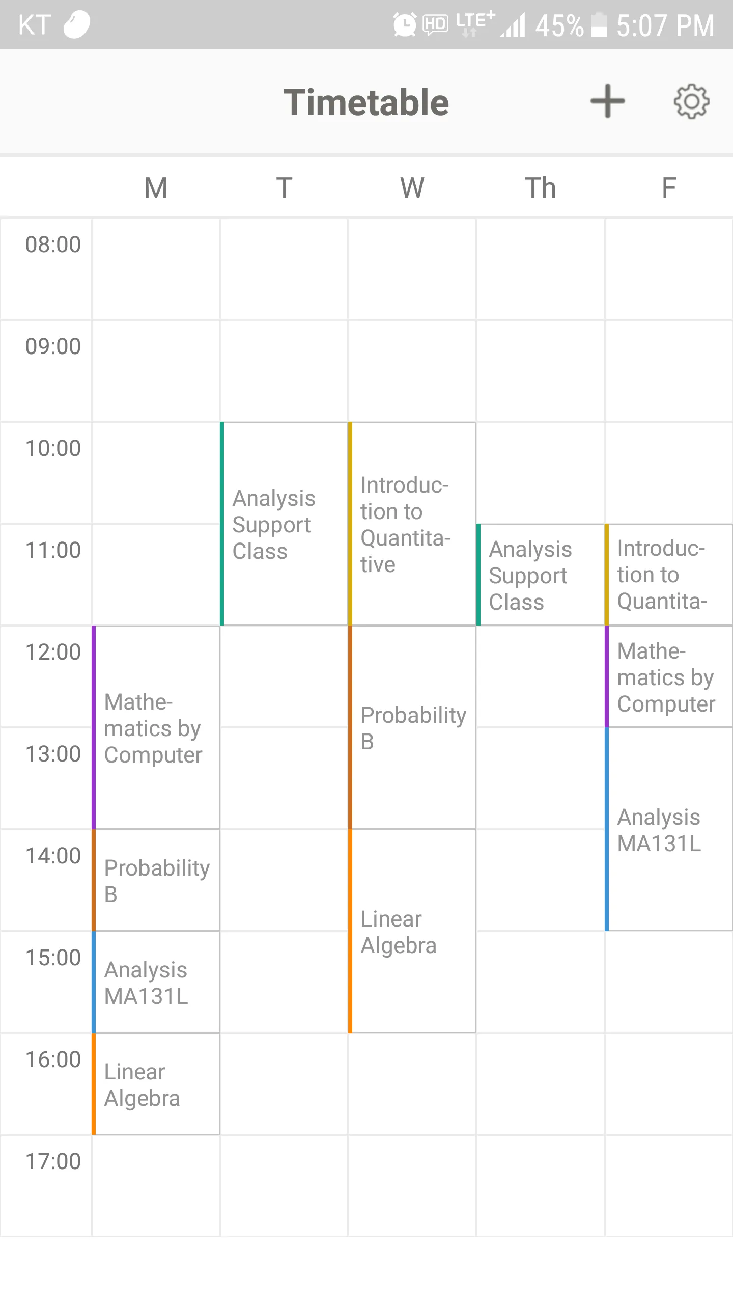 Timetable: a lovely scheduler | Indus Appstore | Screenshot