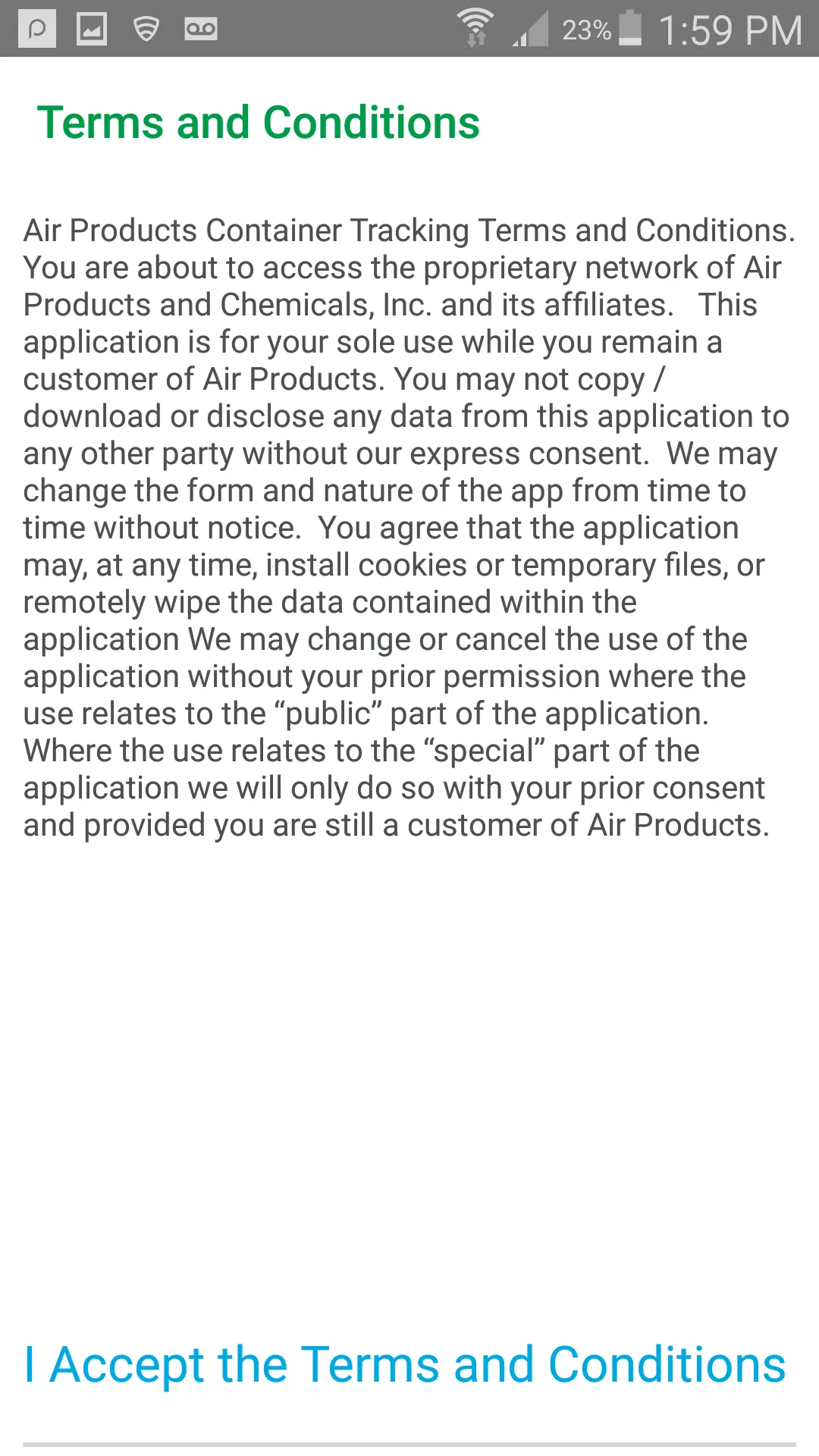 MyAirProducts | Indus Appstore | Screenshot