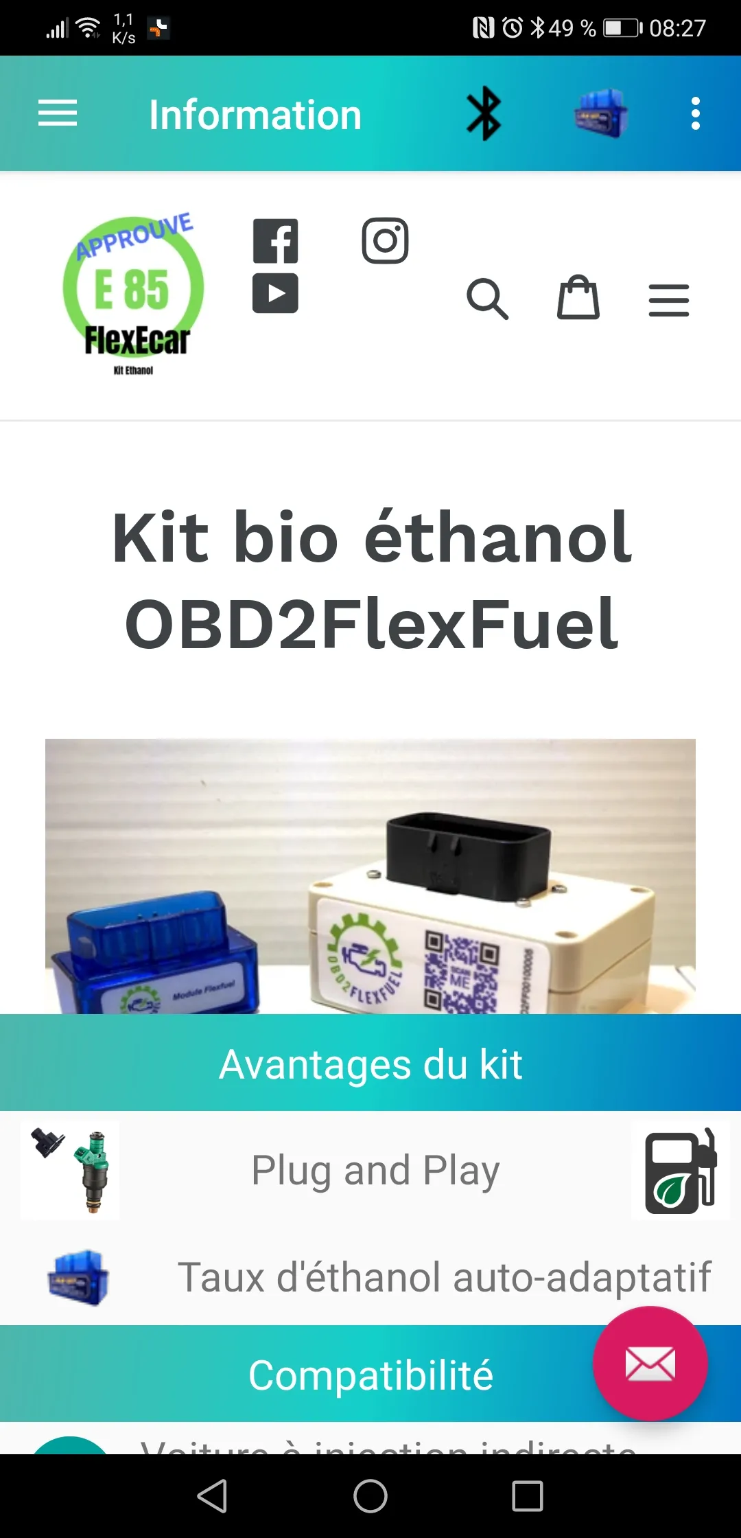 OBD2FlexFuel | Indus Appstore | Screenshot