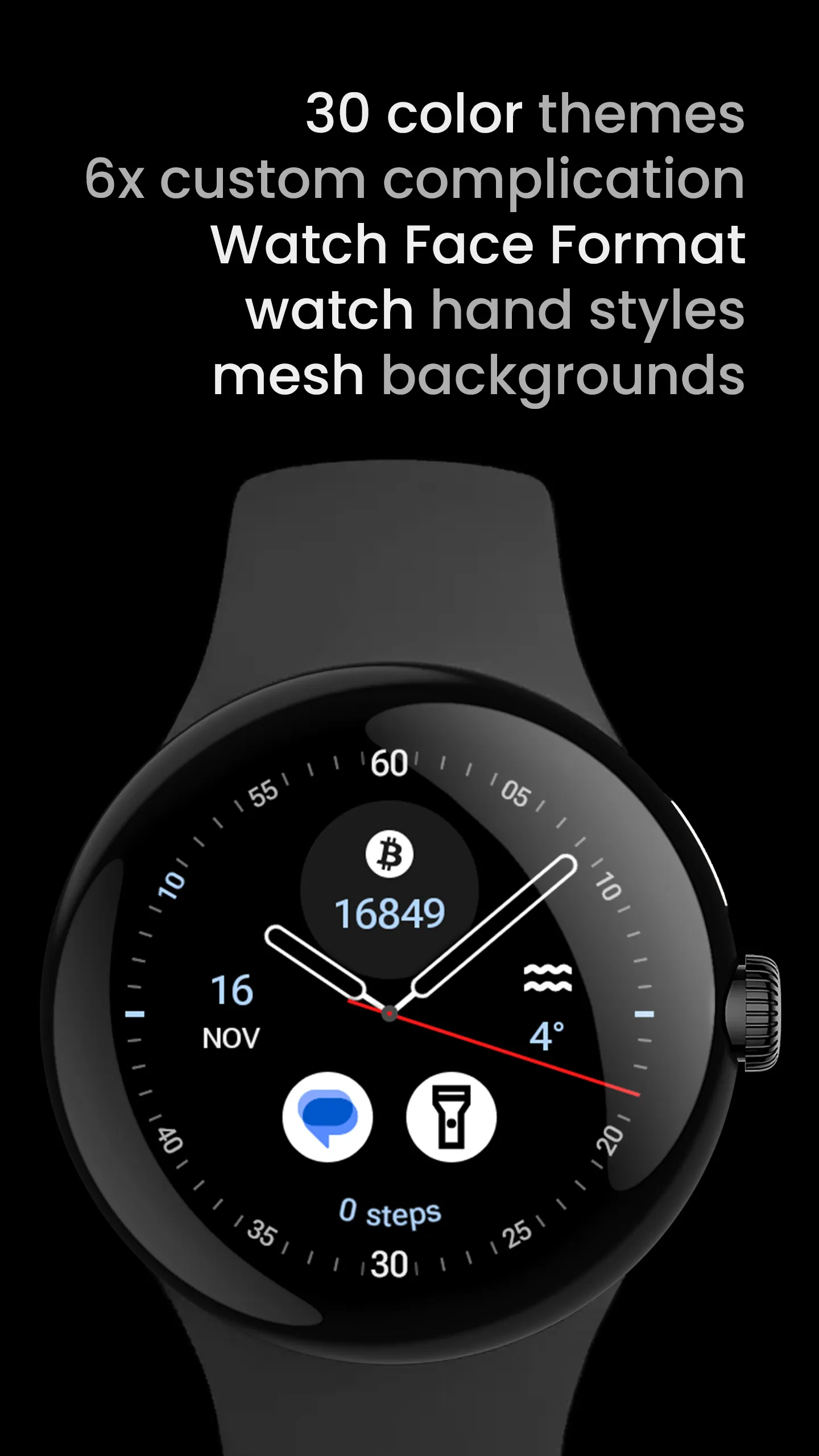 Awf Analog xT: Watch face | Indus Appstore | Screenshot