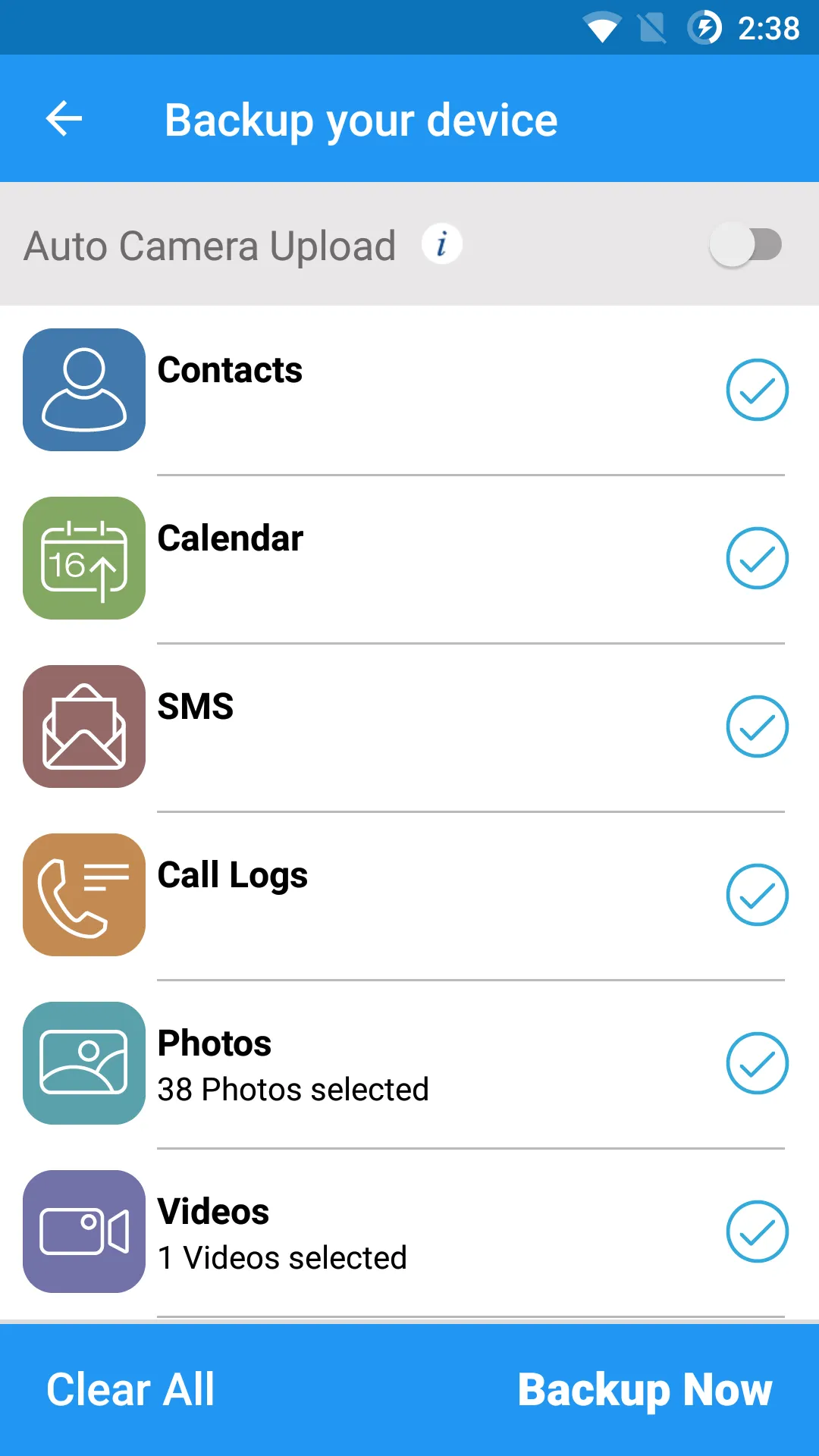 IBackup | Indus Appstore | Screenshot