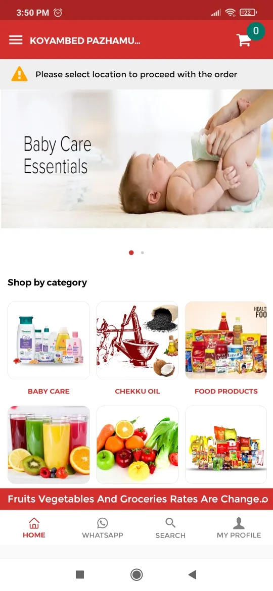 KOYAMBED SUPERMARKET | Indus Appstore | Screenshot