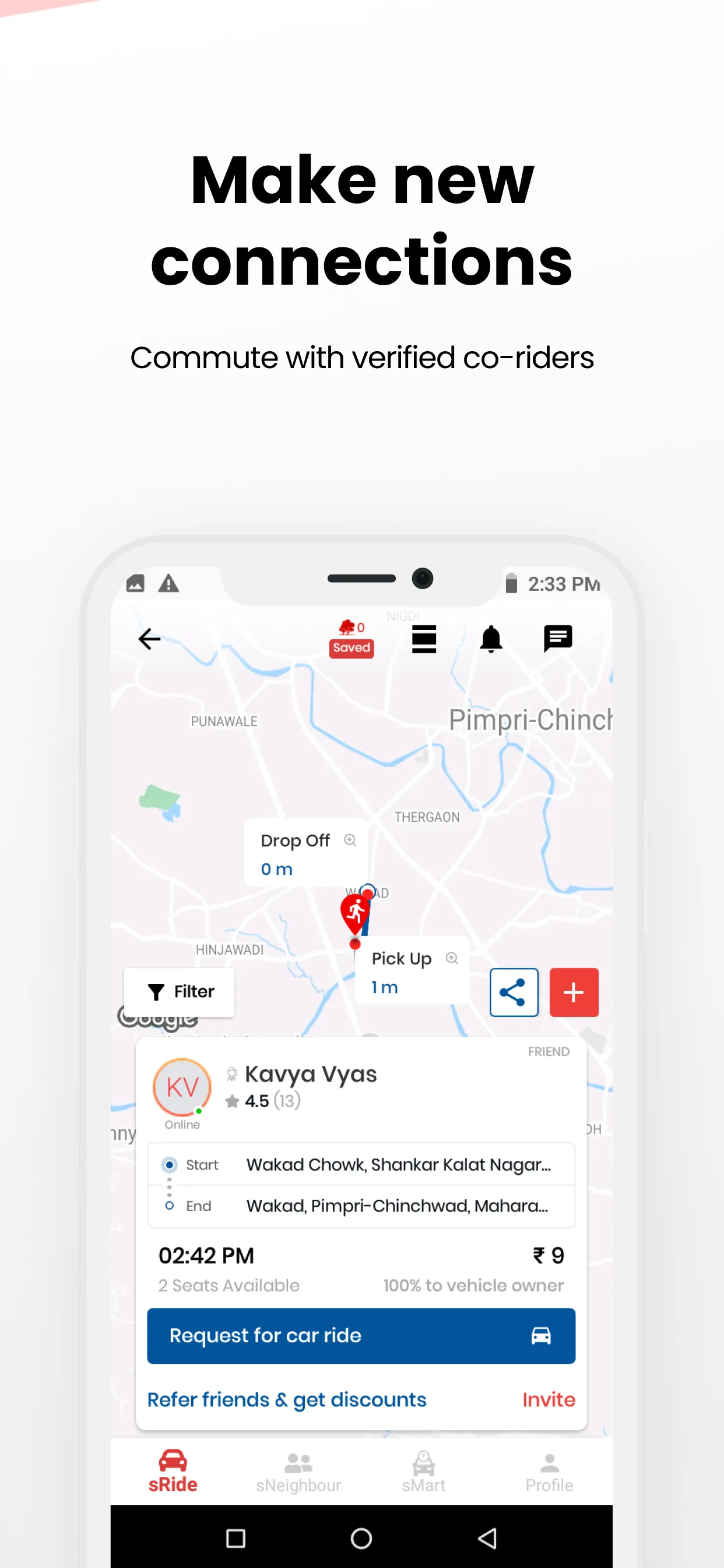 sRide™ - Meet People Locally | Indus Appstore | Screenshot