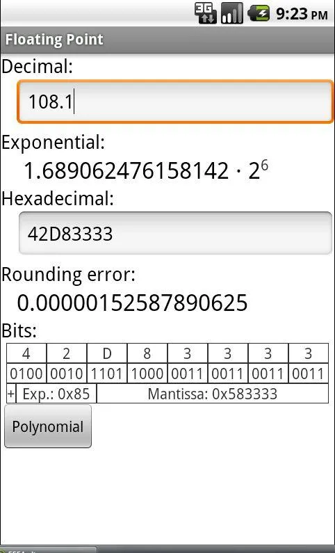 Floating Point Converter | Indus Appstore | Screenshot