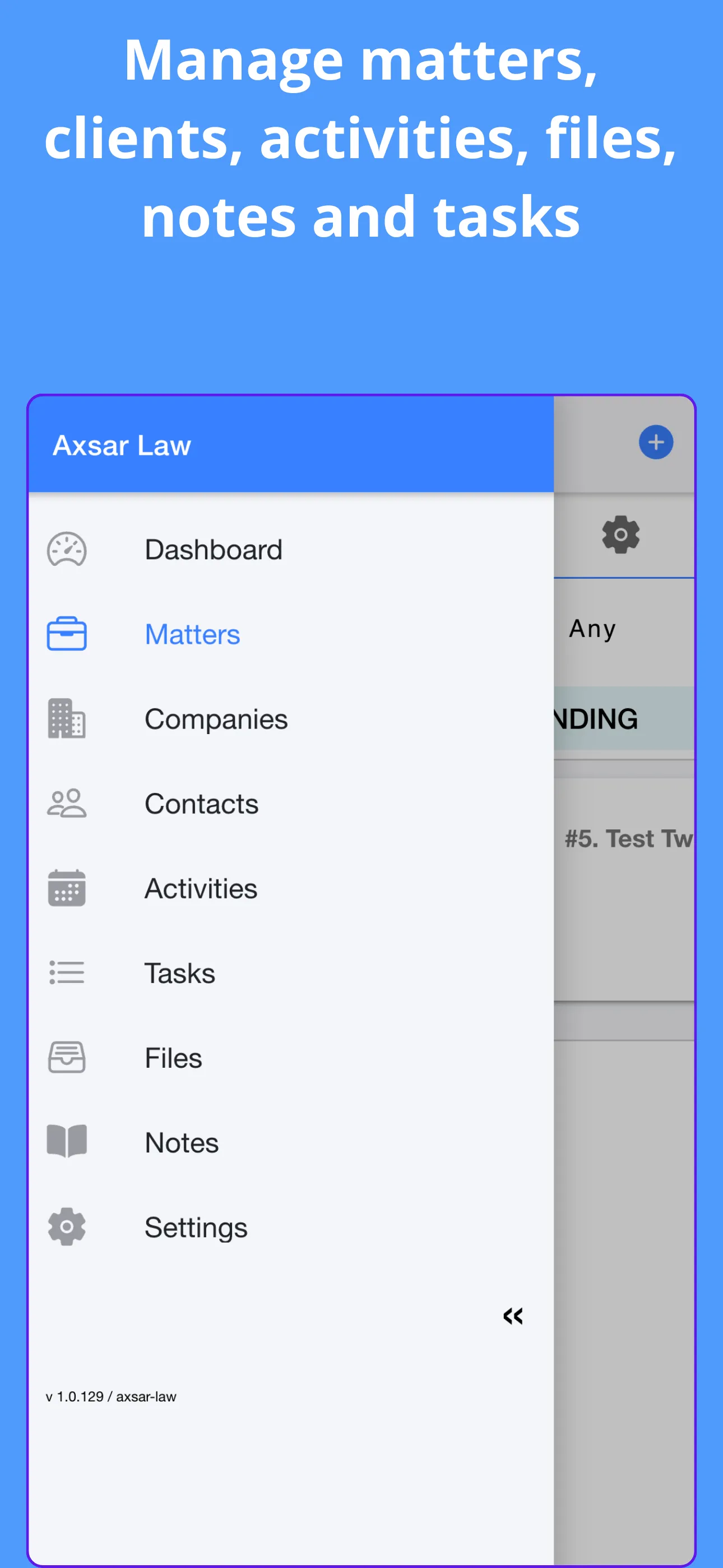 Axsar Law - Case Management | Indus Appstore | Screenshot