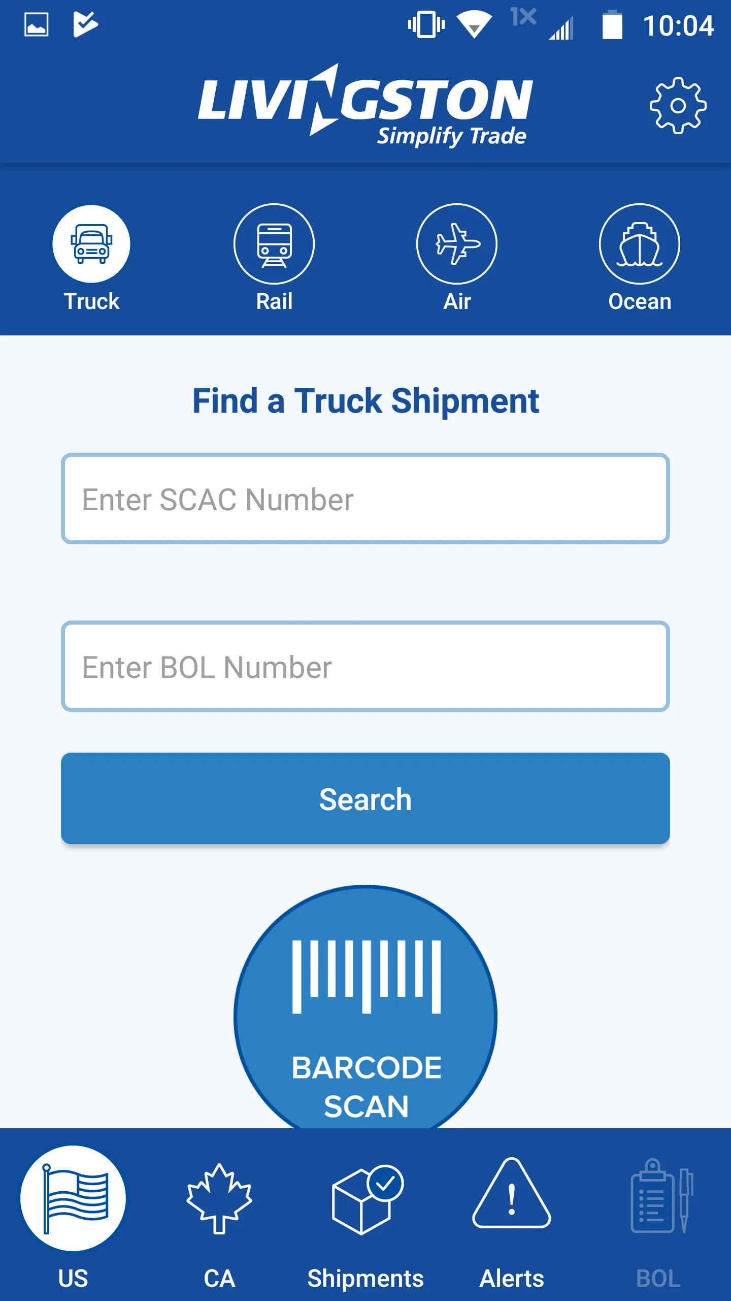 Livingston Shipment Tracker | Indus Appstore | Screenshot