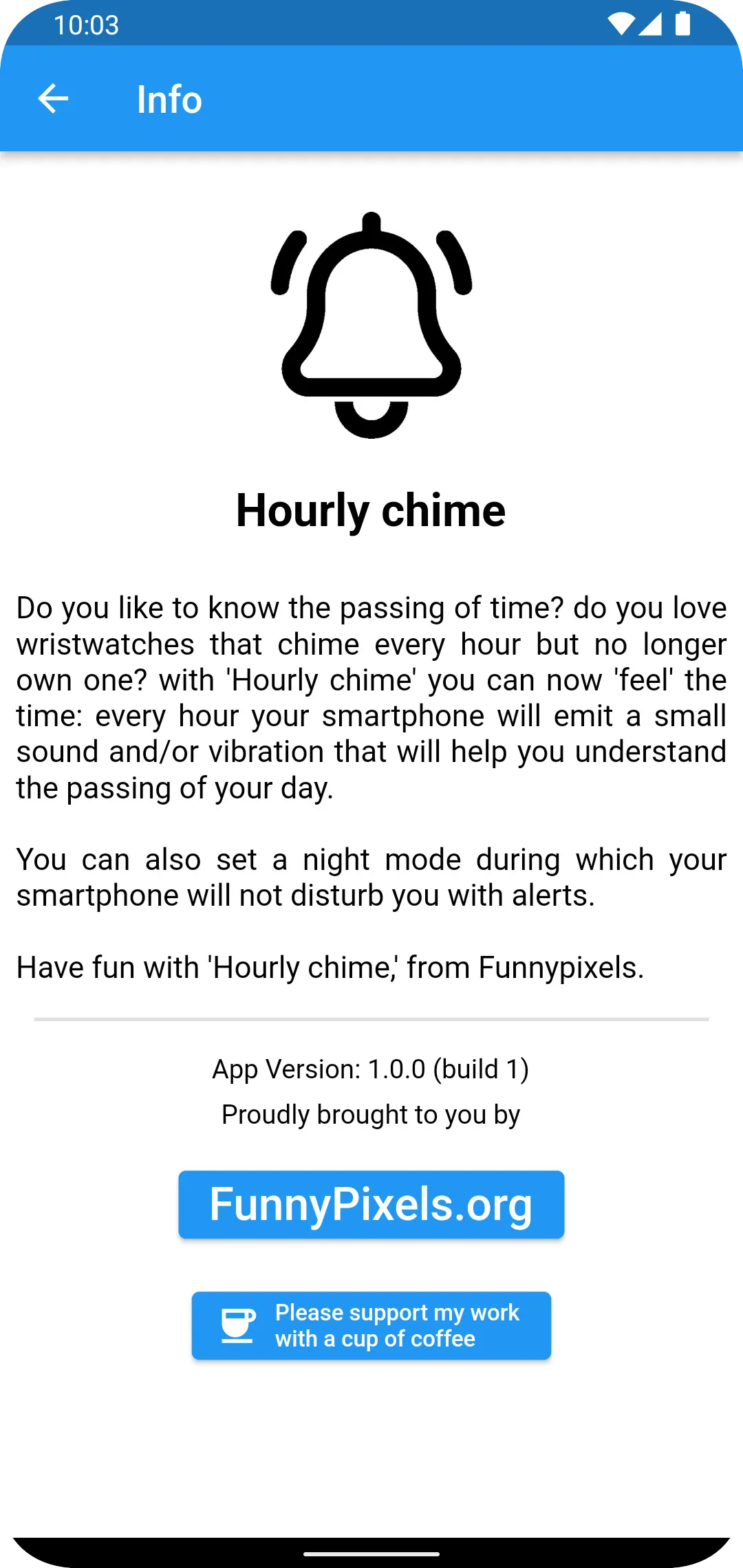 Hourly Chime | Indus Appstore | Screenshot