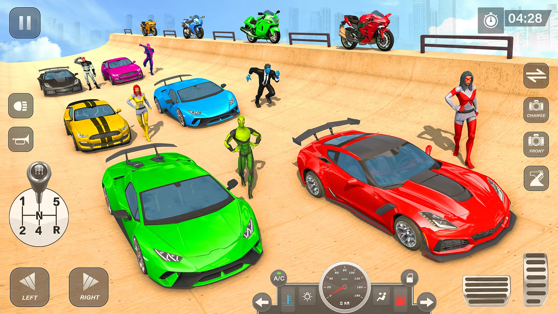 Mega Ramp Superhero Car Game | Indus Appstore | Screenshot