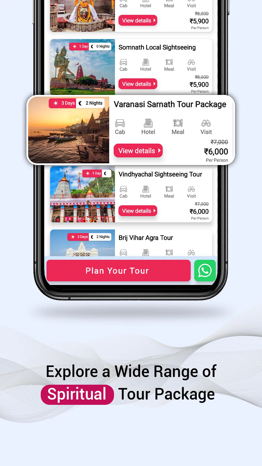 Pilgrimage Travel Booking App | Indus Appstore | Screenshot