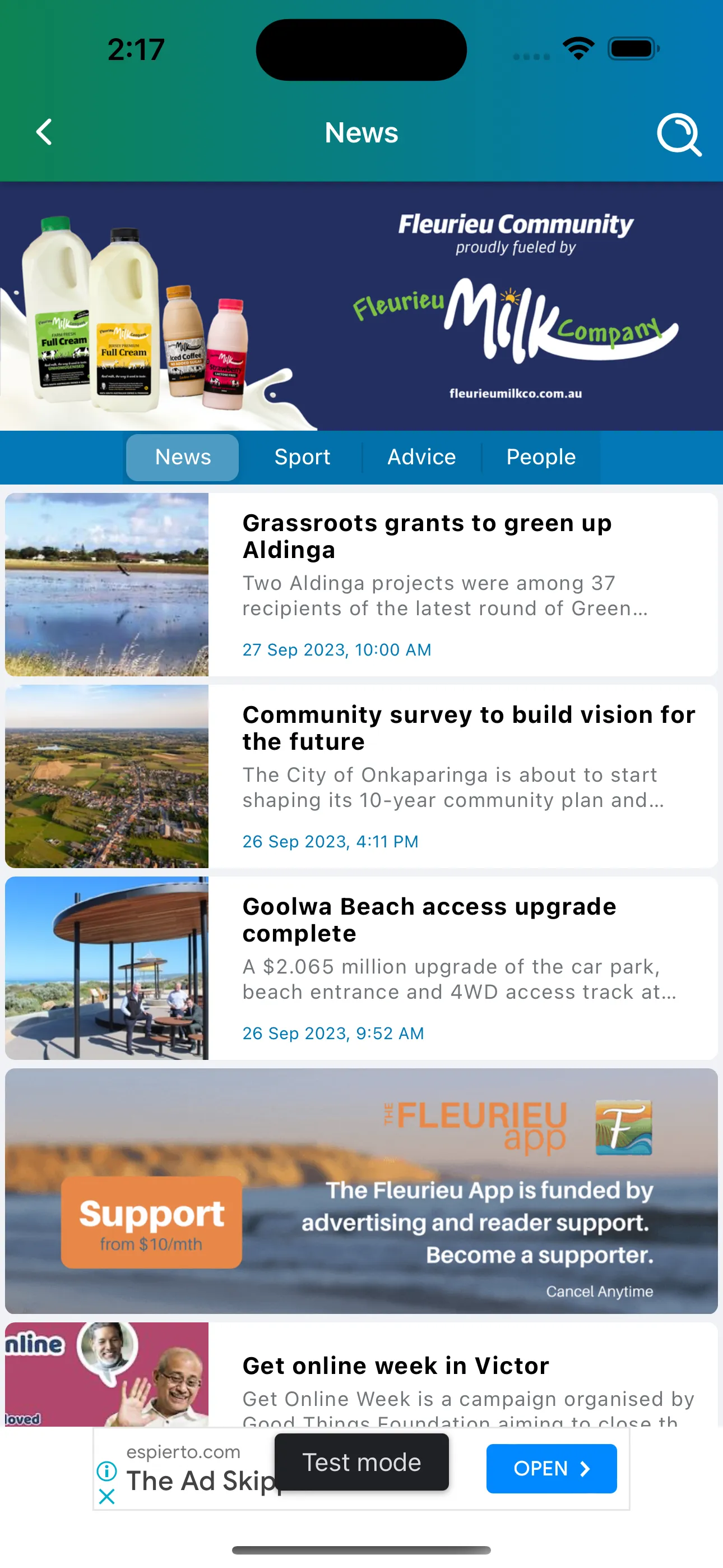 The Fleurieu App | Indus Appstore | Screenshot