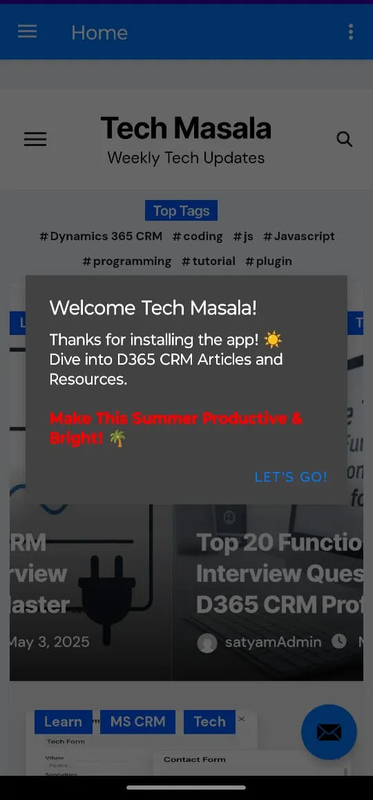 Tech Masala: Learn D365 CRM | Indus Appstore | Screenshot