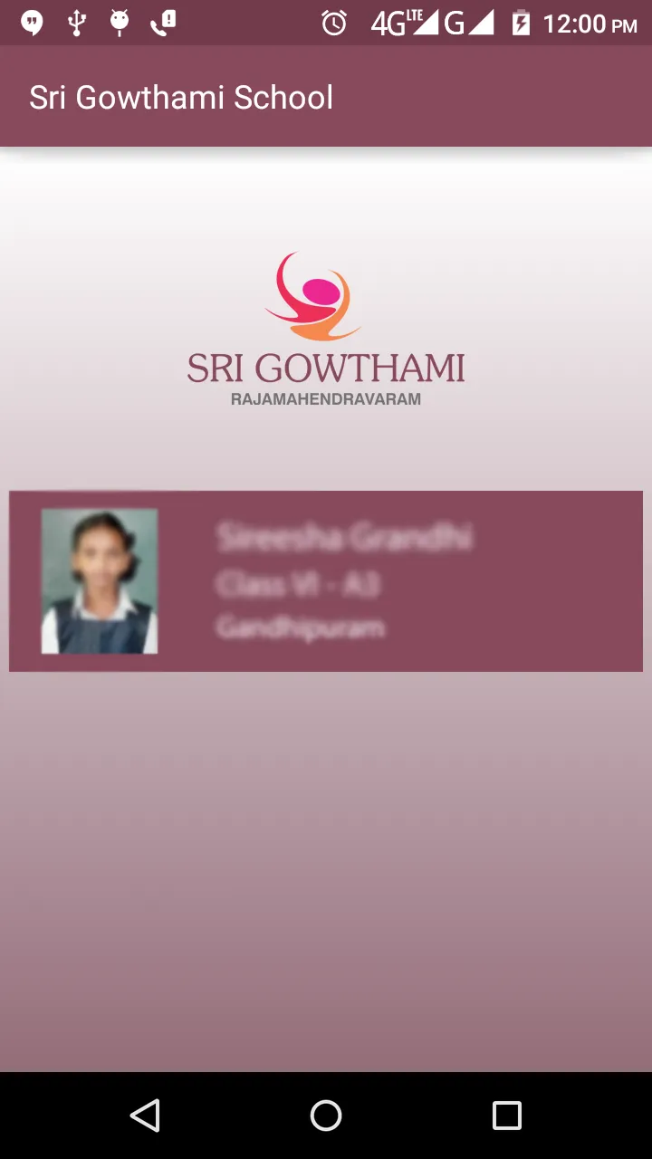 Sri Gowthami Parent Portal | Indus Appstore | Screenshot