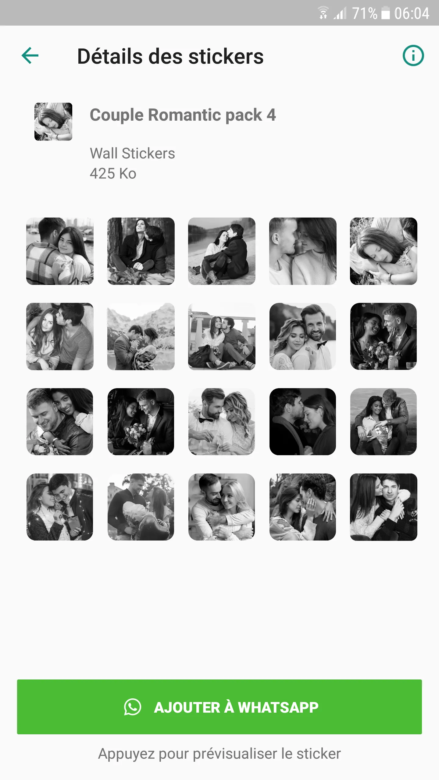 Romantic Stickers for Whatsapp | Indus Appstore | Screenshot