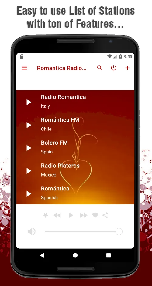 Romantica Radio Stations | Indus Appstore | Screenshot