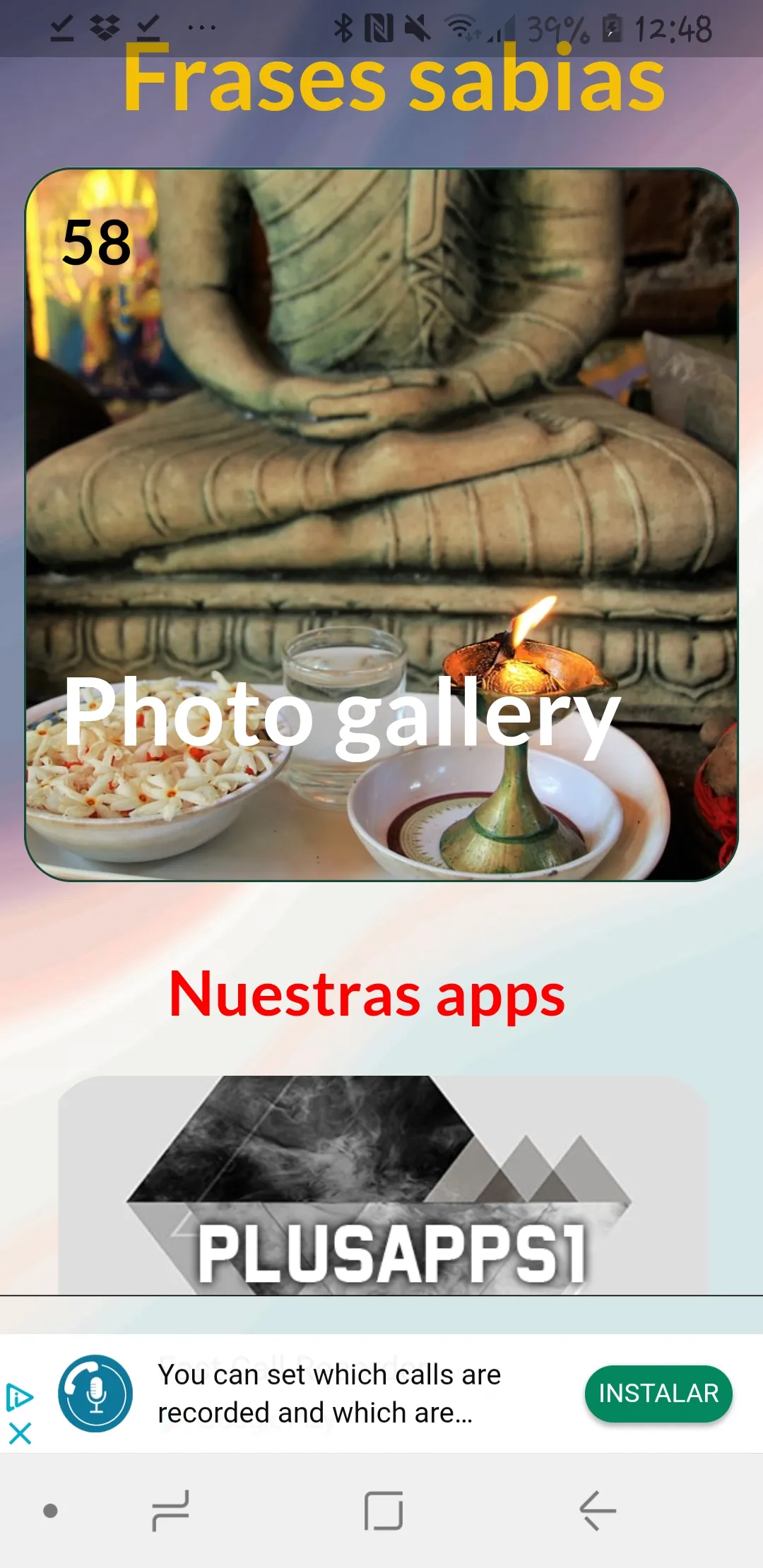 CITAS CORTAS PARA PENSAR | Indus Appstore | Screenshot