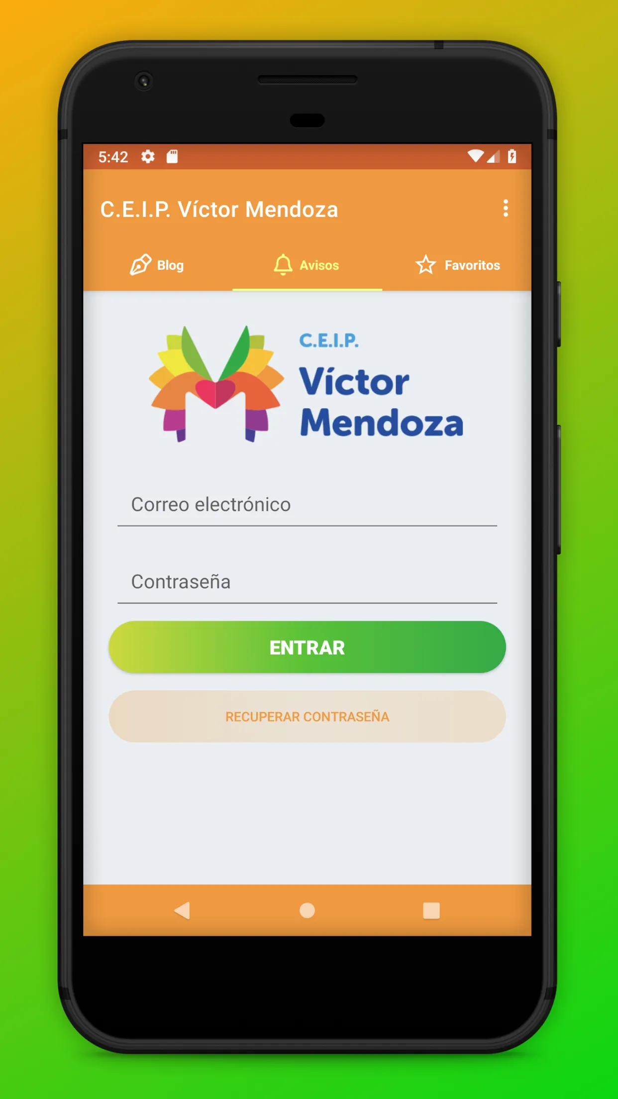 CEIP Víctor Mendoza | Indus Appstore | Screenshot